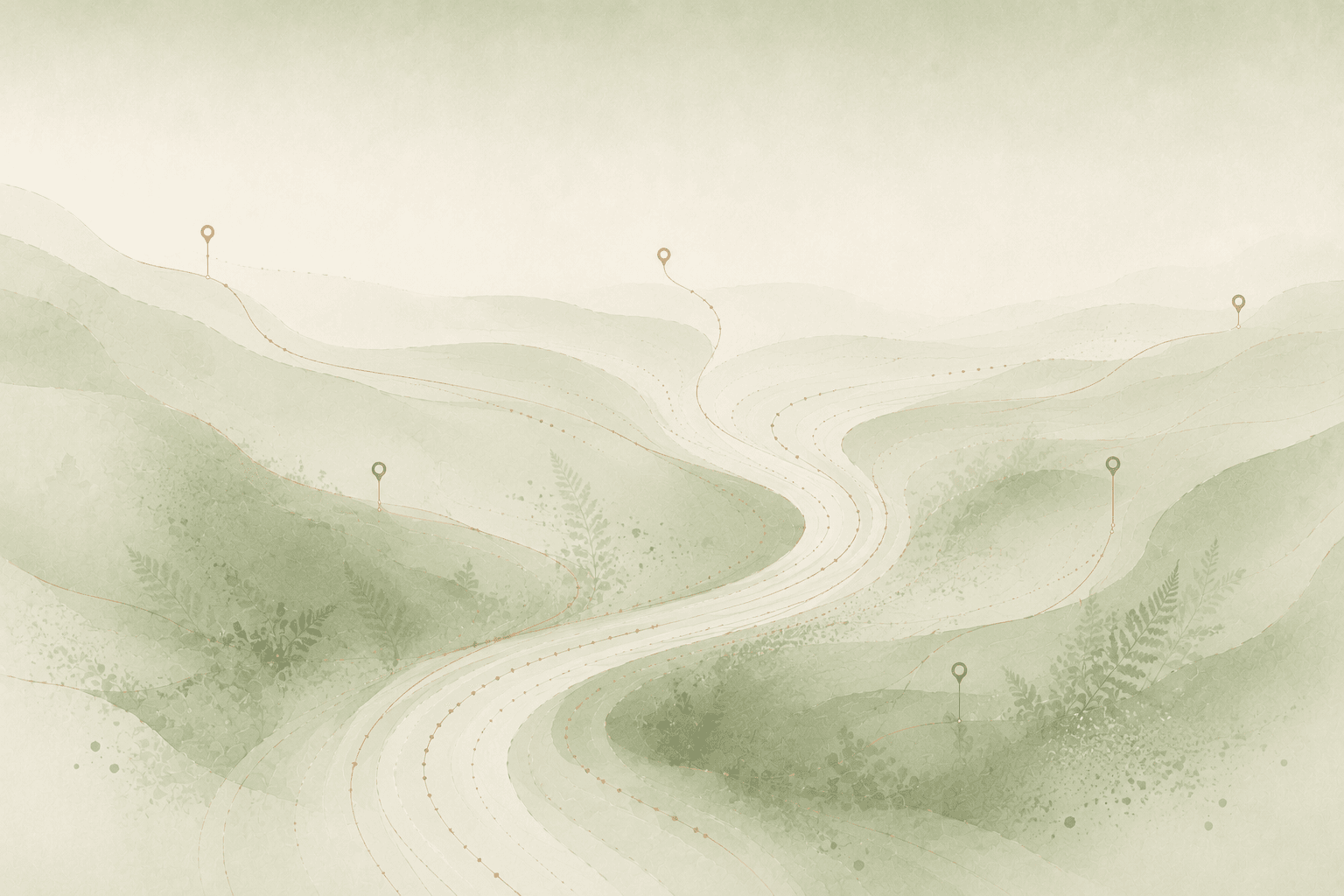 Landscape artwork for Booking Systems.