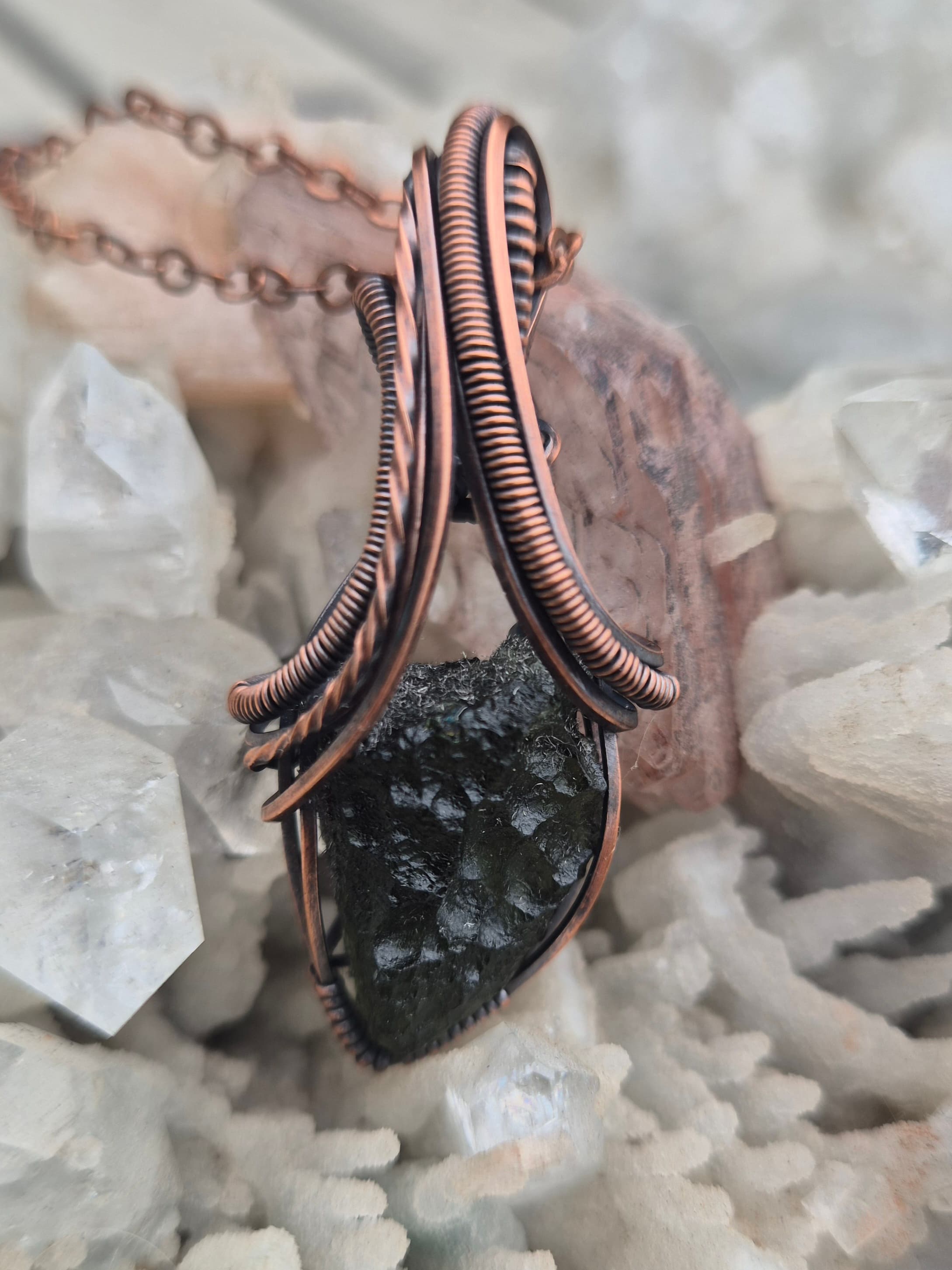 Moldavite Pendant Facebook campaign post